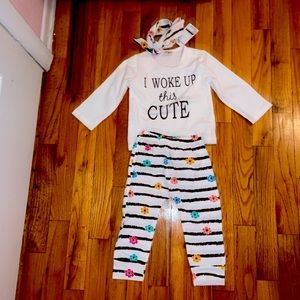 Girls Outfit Size 80 (12 months)